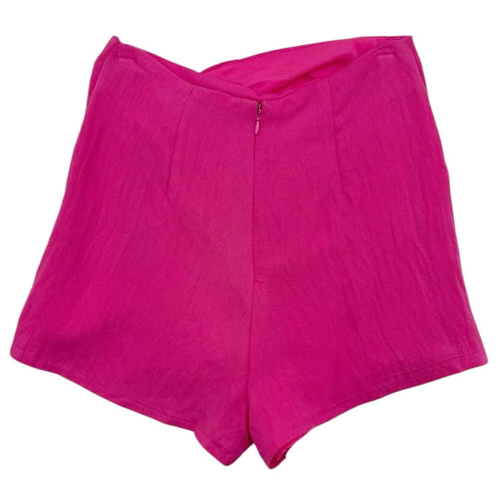 Do+Be Hot Pink High Waist Knot Front Wrap Skort Size Small NWT - Picture 3 of 7